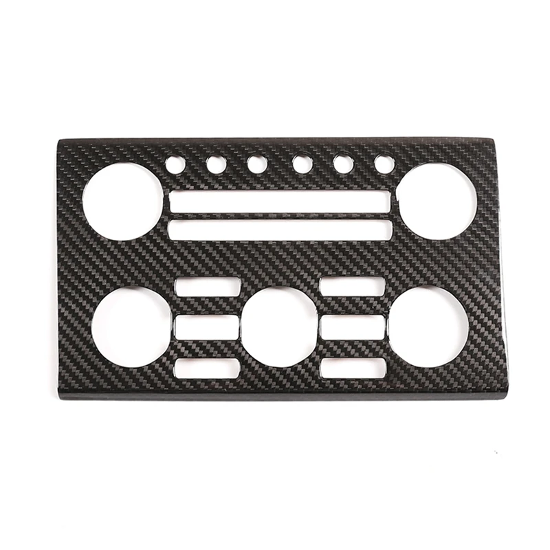 

Real Carbon Fiber Car Central Control CD Panel Frame Volume Panel Frame ​For Nissan GTR R35 2008-2016