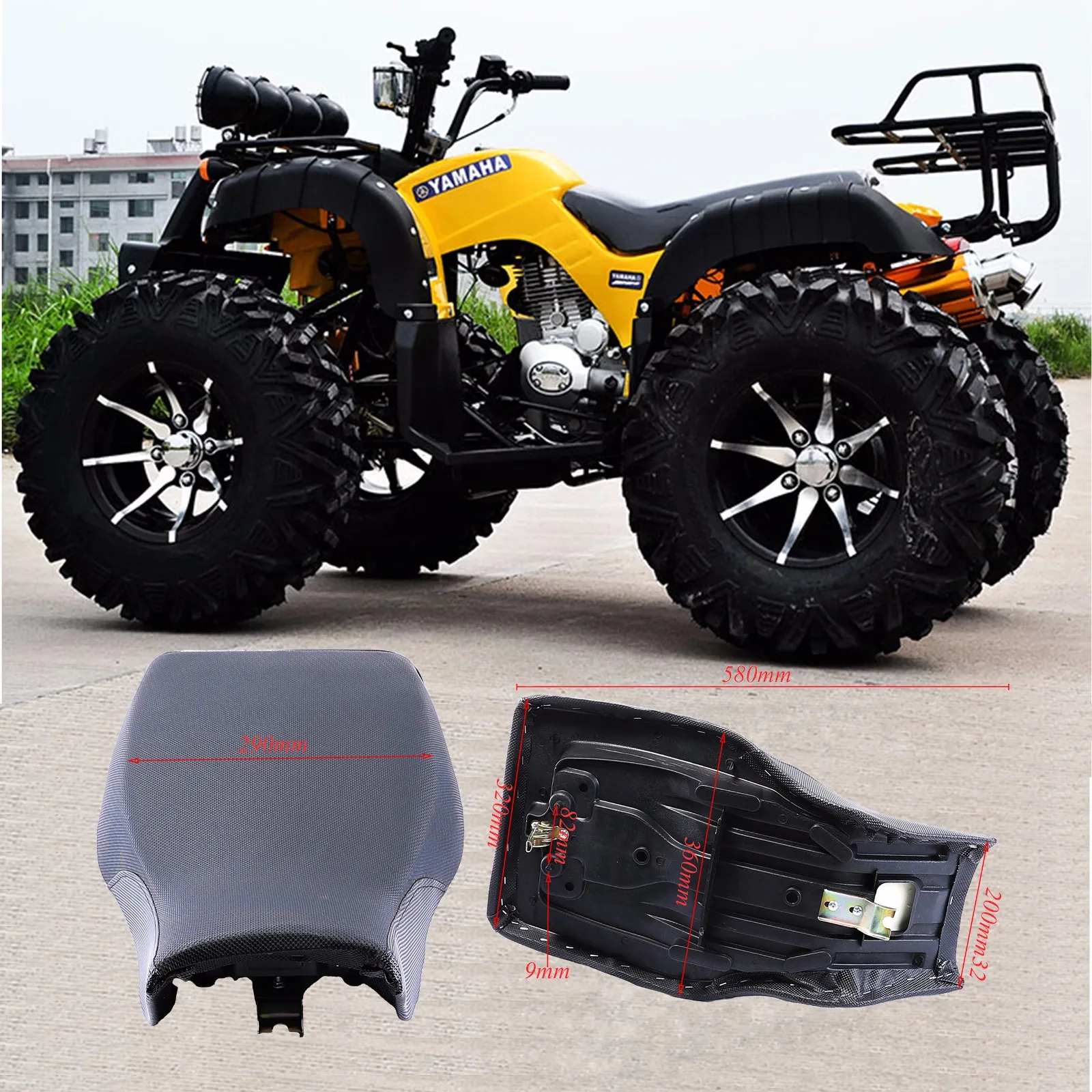 ATV сиденье Taotao Polaris coolster ATV 150cc 200cc 250cc Багги квадроцикл внедорожник 4-колесный квадроцикл