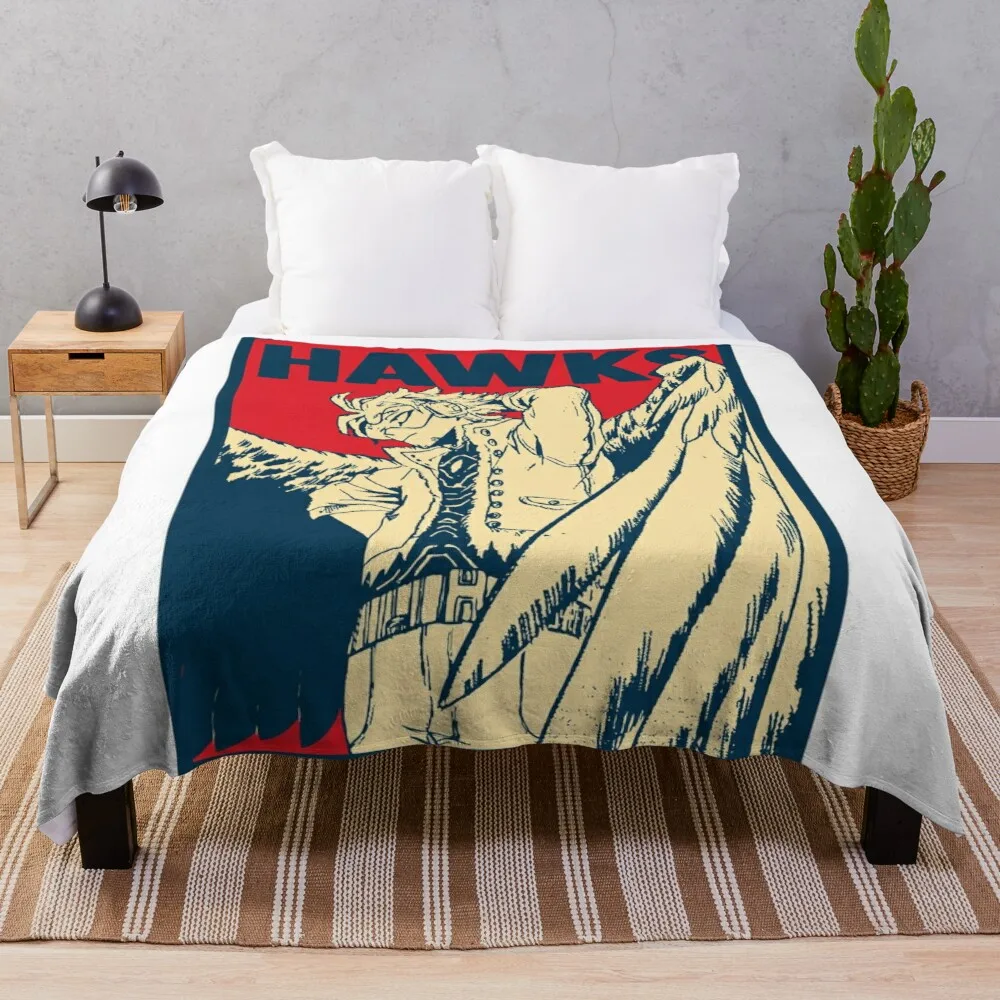 

Wing Hero: Hawks Throw Blanket Hairy Baby Blanket