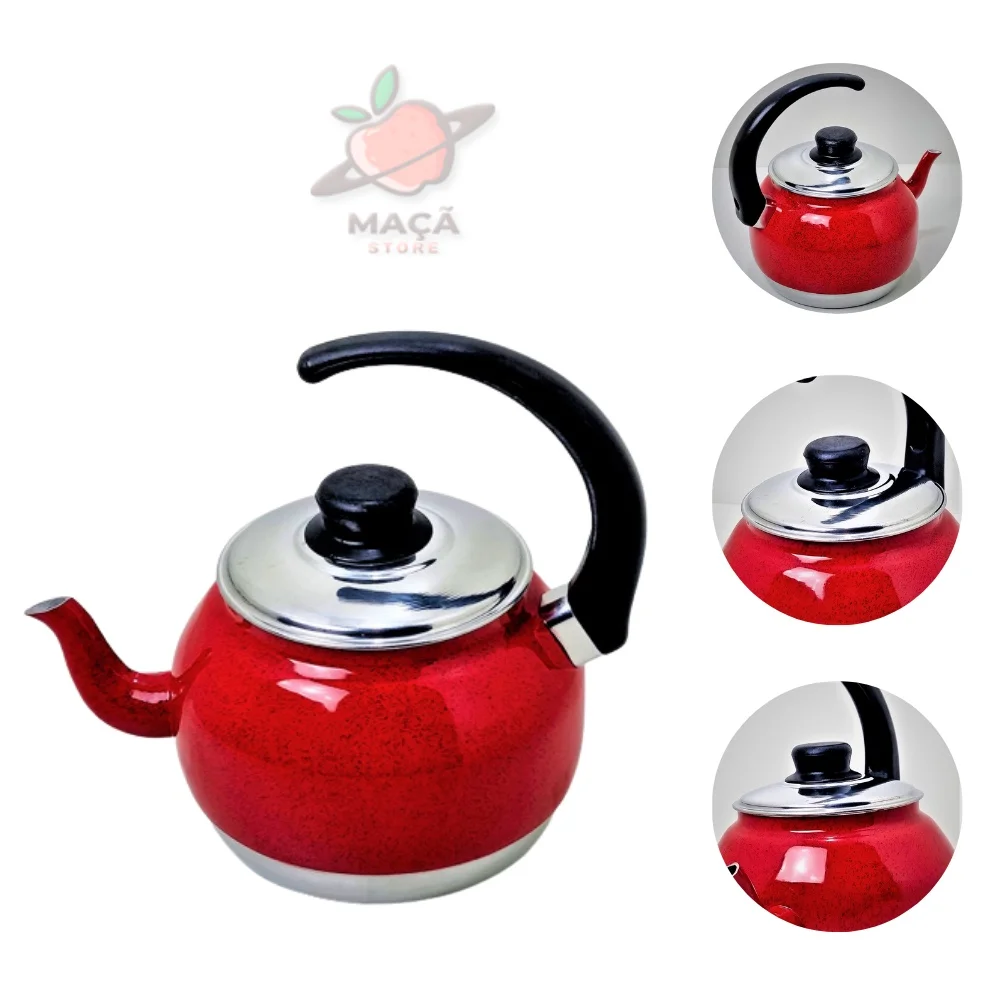 

Kettle 2 Liters Red Coffee Milk or Tea