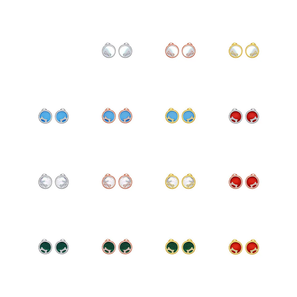 

2023 Fashion New Product Hot Sale S925 Sterling Silver Bone Pattern Simple and Personalized Earstuds Fashion Silver Earrings