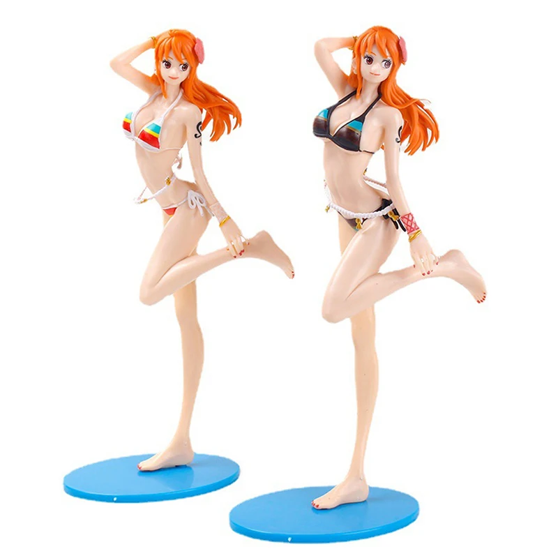 

24CM One Piece's Japan Game Statue Nami Swimsuit Anime Figure Sexy Girl PVC Action Figure Model Toy Adult Collectible Doll Gifts