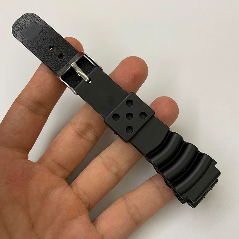 Diving Watch Strap Silicone Sport Strap Fit Seiko SKX007 SRP777J1 Citizen Watch Accessories Rubber Replacement Bracelet Band