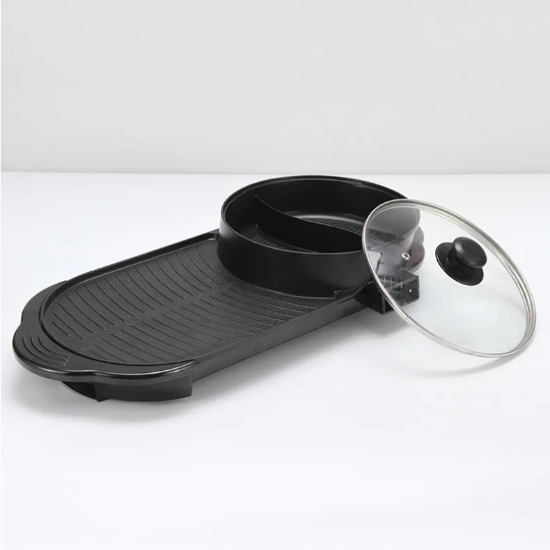 Горячий горшок для барбекю в Корейском стиле домашняя жареная рыба