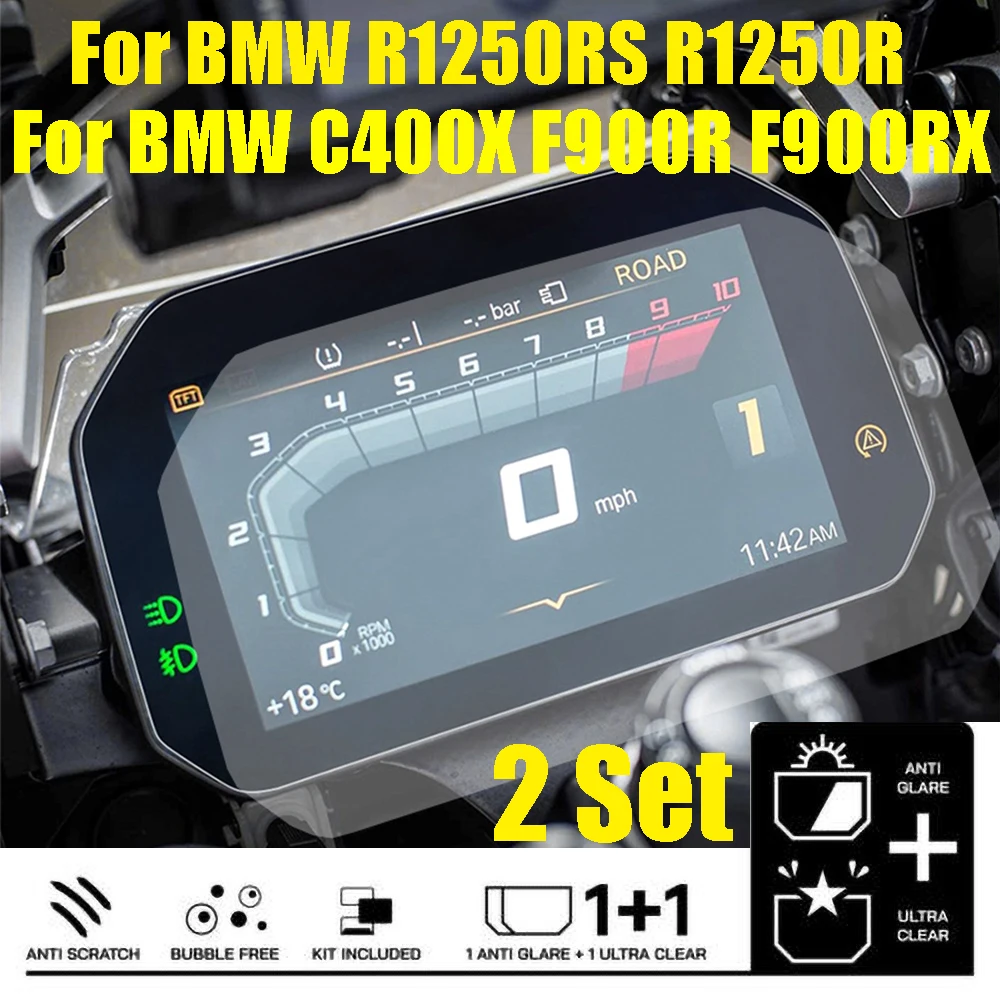 

Motorcycle Cluster Scratch Protection Film Screen Protector For BMW R1250RS R1250R R 1250 R RS C400X F900R F900RX Accessories