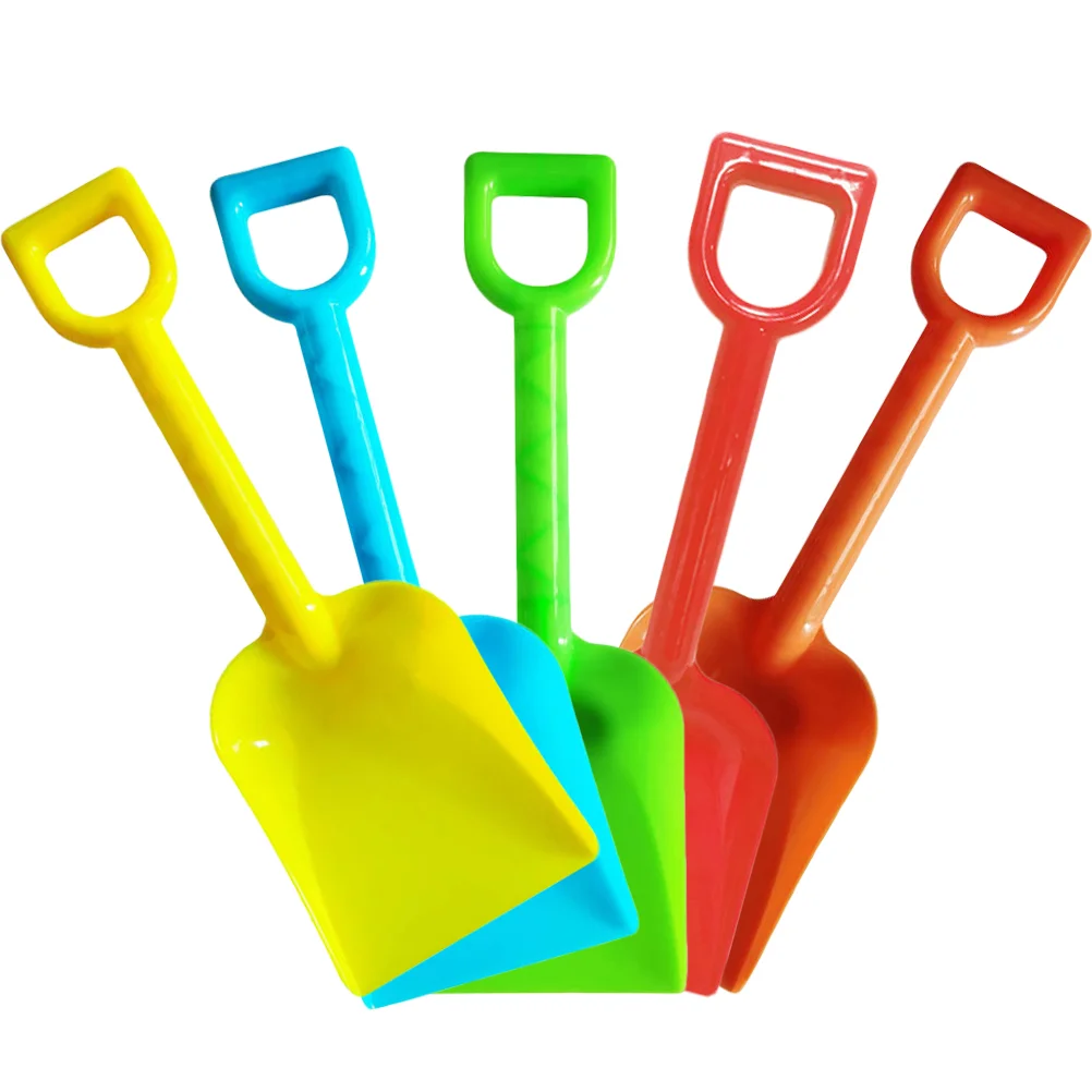 

5 шт., детские пластиковые лопаты для песка