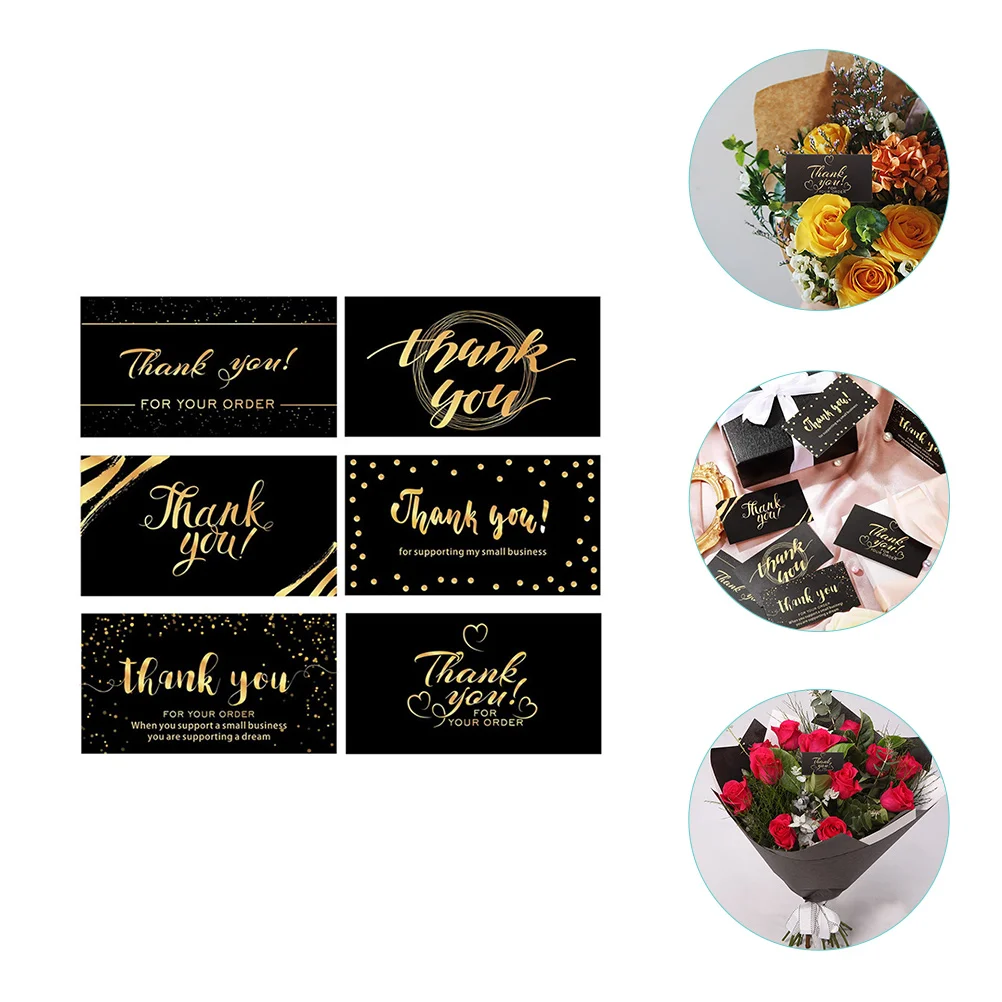 

Thank Youbusiness Thankscustomer Wedding Gift Shower Black Baby Shopping Paper Costumer Messagebouquet Flat Greetings Seasons