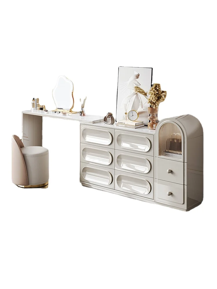 

Hxl Dressing Table Bedroom Simple Master Bedroom Corner Makeup Table Chest of Drawers Dressing Table Integrated