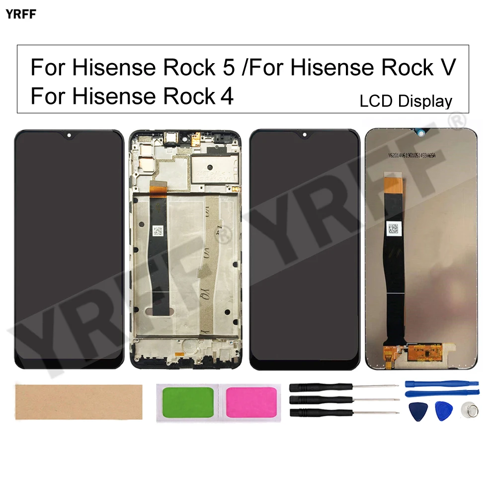 ЖК-экран для Hisense Rock 5 HLTE216T, ЖК-дисплей для Hisense Rock 4, цифровой преобразователь в сборе для Hisense Rock V