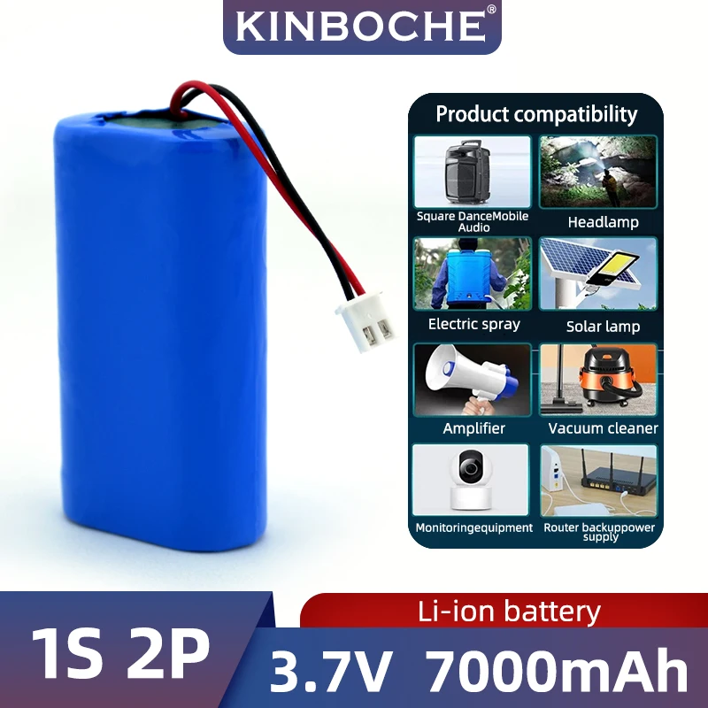 Перезаряжаемый литиевый Аккумулятор 7 4 В 2S1P 18650 идеально подходит для проекторов