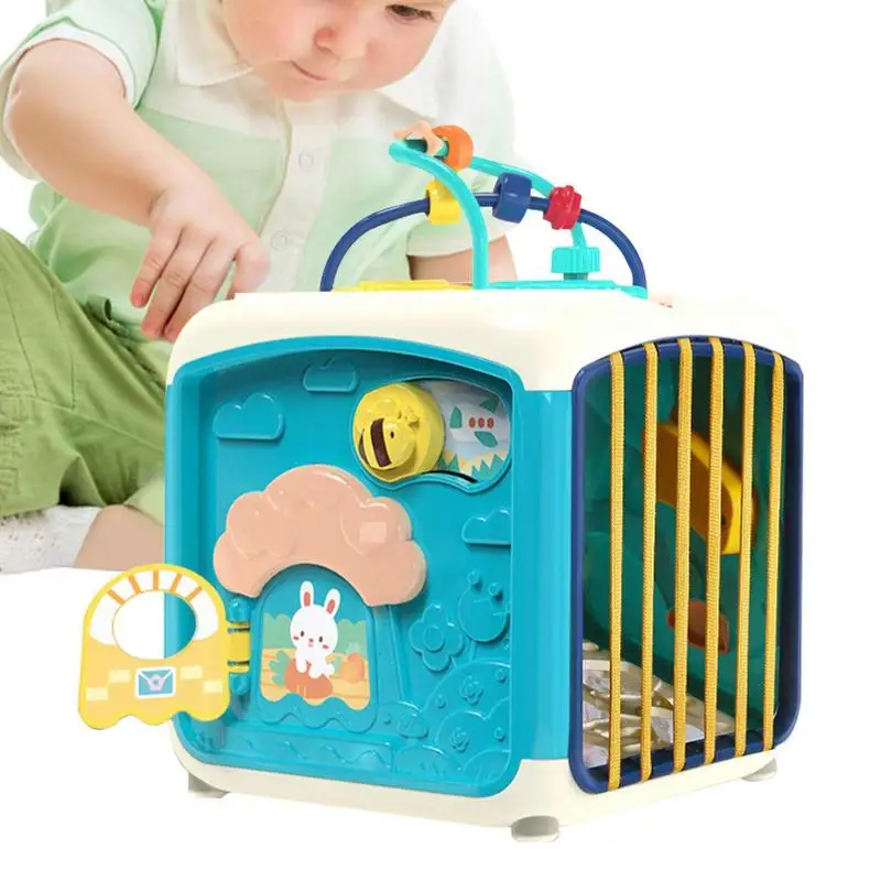 

Busy Cube Kids Activity Center Cube Montessori Early Educational Learning Polyhedral Cube STEM Toys For Girls And Boys