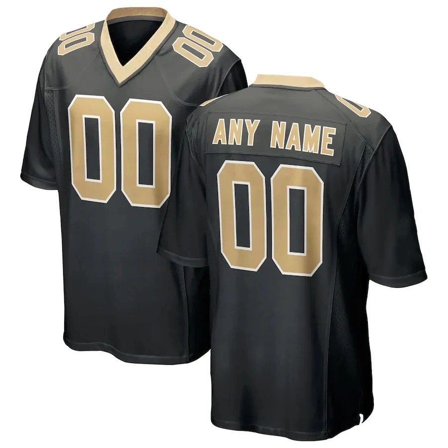 

Custom New Orleans Football Jersey Embroidery American Football Jersey We Have You Need Name/Number All Size Men/Kids T-shirt