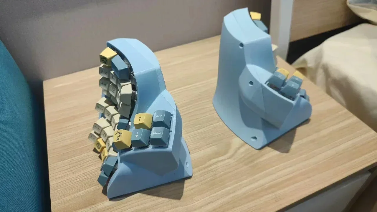 Комплект вертикальной разделенной клавиатуры индивидуальная беспроводная