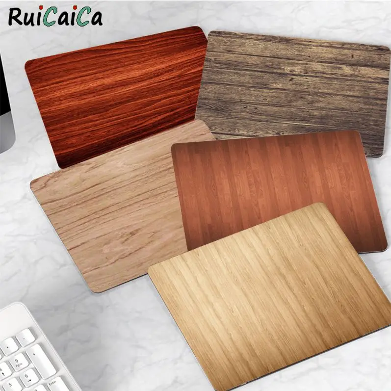 

Wood Grain Custom Skin Table Mat Student Mousepad Computer Keyboard Pad Games Pad Desk Mat for PC Mouse Carpet