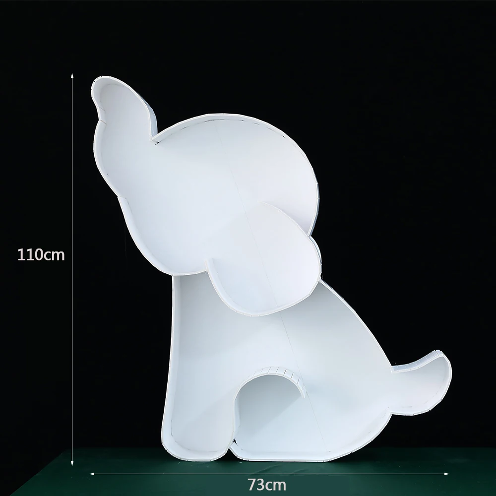 73 дюйма в форме слона мозаичный шар рамка детский душ заполняющий ящик Дети День