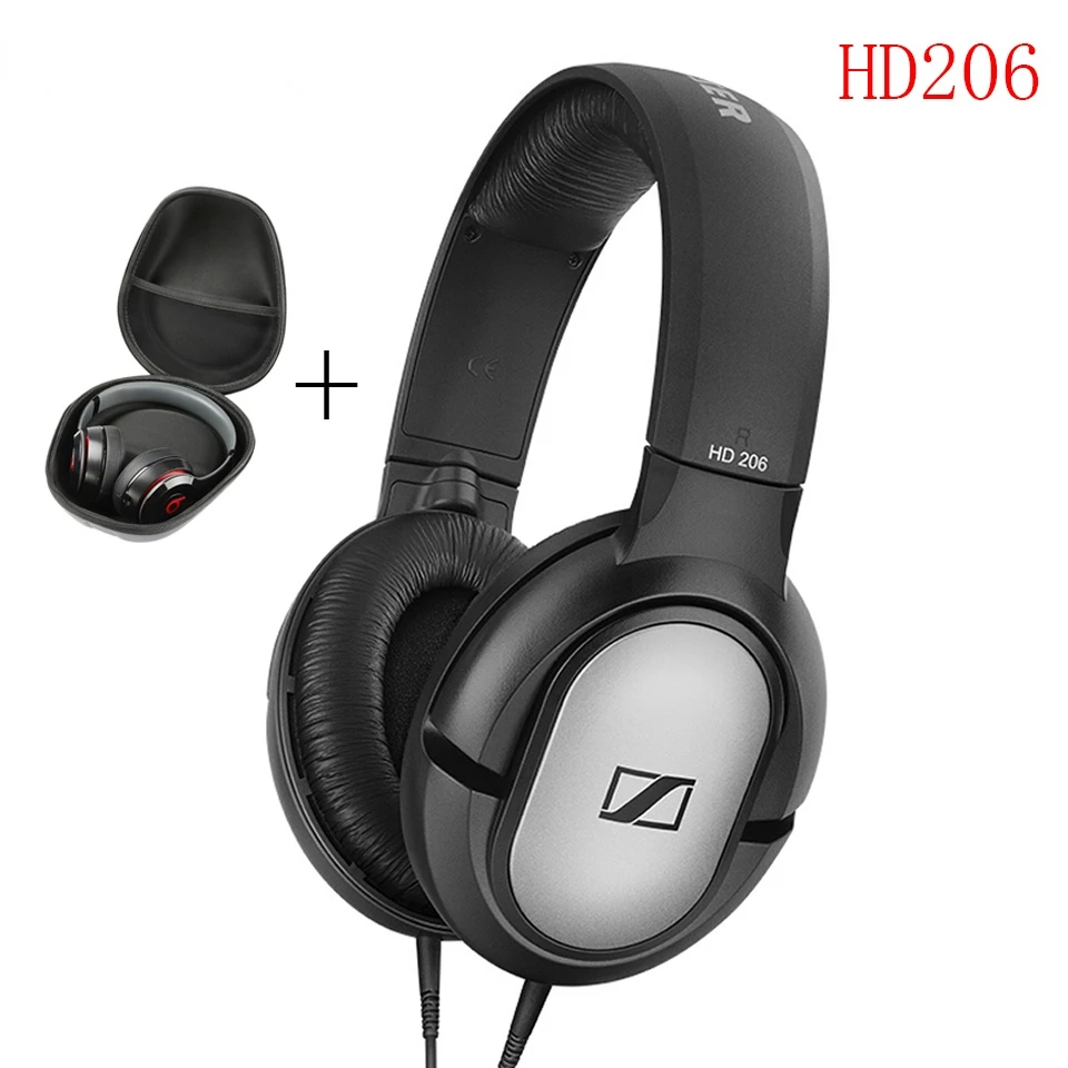 

Sennheiser HD206 наушники senheiser 3,5 мм проводные наушники с шумоизоляцией стерео музыка Спортивная гарнитура глубокие басы