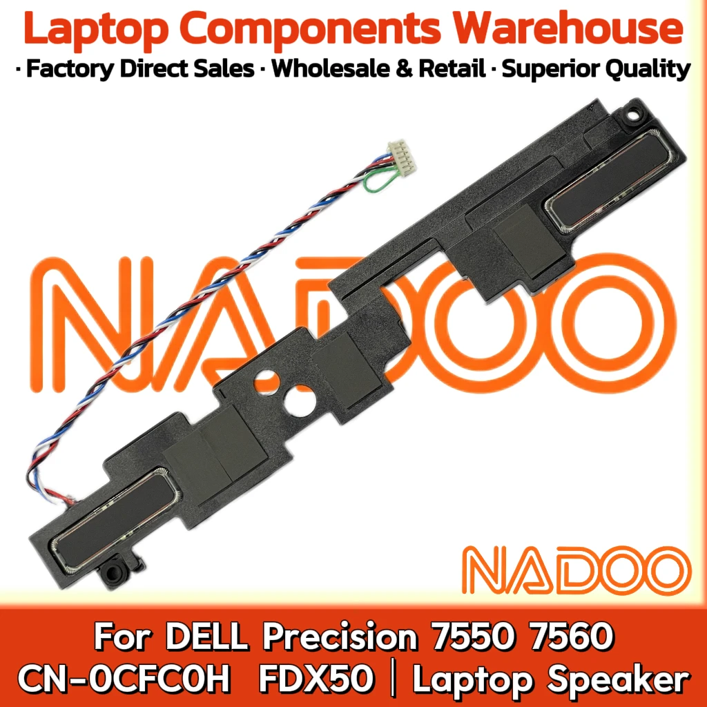 Фото Новый оригинальный аудиодинамик для ноутбука DELL Precision 7550 7560 CN-0CFC0H FDX50, встроенный динамик, аудиосистема №1
