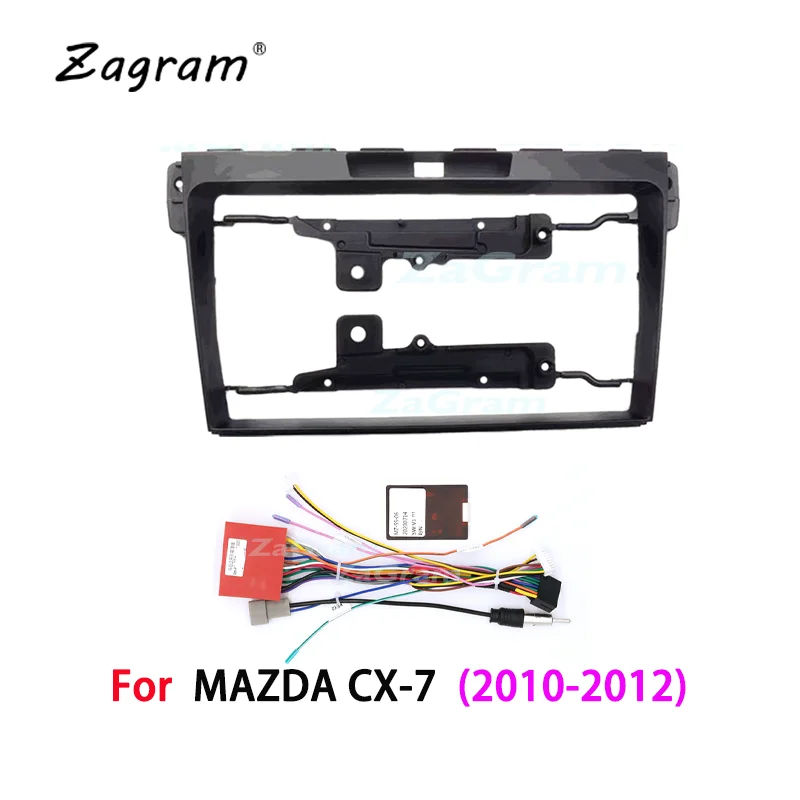 9 дюймов 2 Din автомобильный радиоприемник DVD панель аудио Рамка для MAZDA CX7 2006-2012