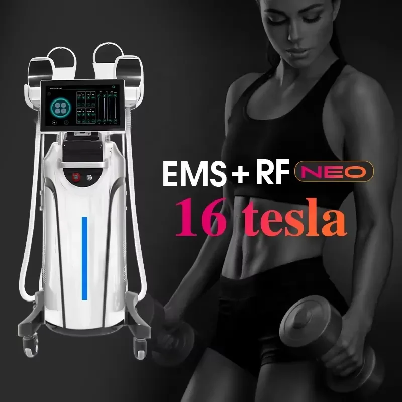 Фото Аппарат для наращивания мышц 6000 Вт, 16-200 Гц, 4-5 насадок, SPRT EMSLIM HIEMT Body Neo RFING №1