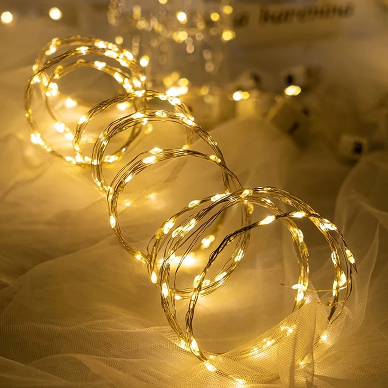 10 шт. Декоративная гирлянда с питанием от батареек