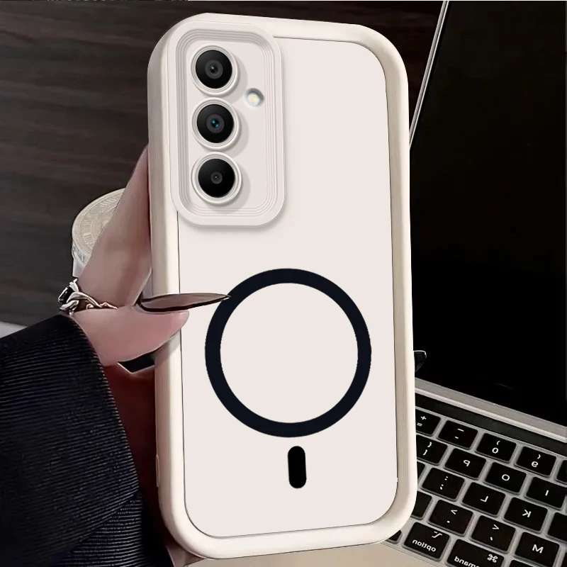 Чехол для телефона Samsung Galaxy Jump3 M44 M14 F14 M12 F12 M40S с магнитной беспроводной наклейкой