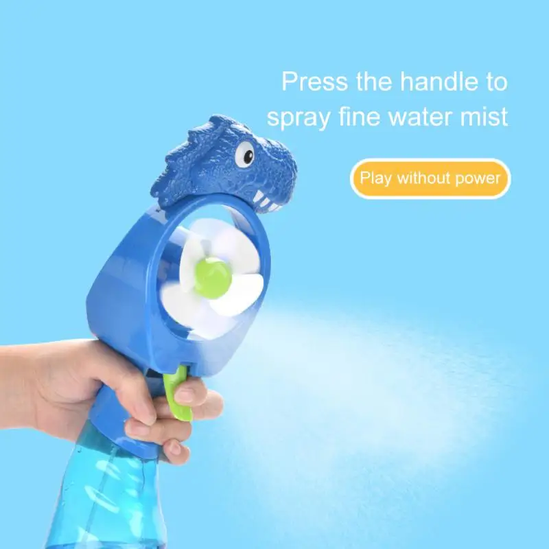 

Electric Dinosaur Spray Fan Handheld Mini Mist Humidifier Outdoor Sports Portable Air Conditioning Cooling Fan for Kids Hiking