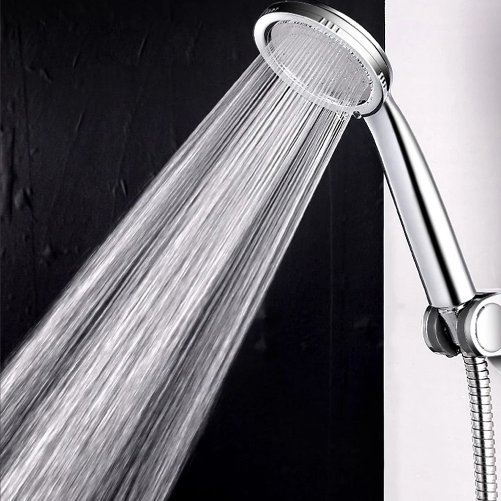 

High Pressure Bathroom Rainfall Shower Head Water Saving Chrome Plating Pressurized Showerhead for Bathroom