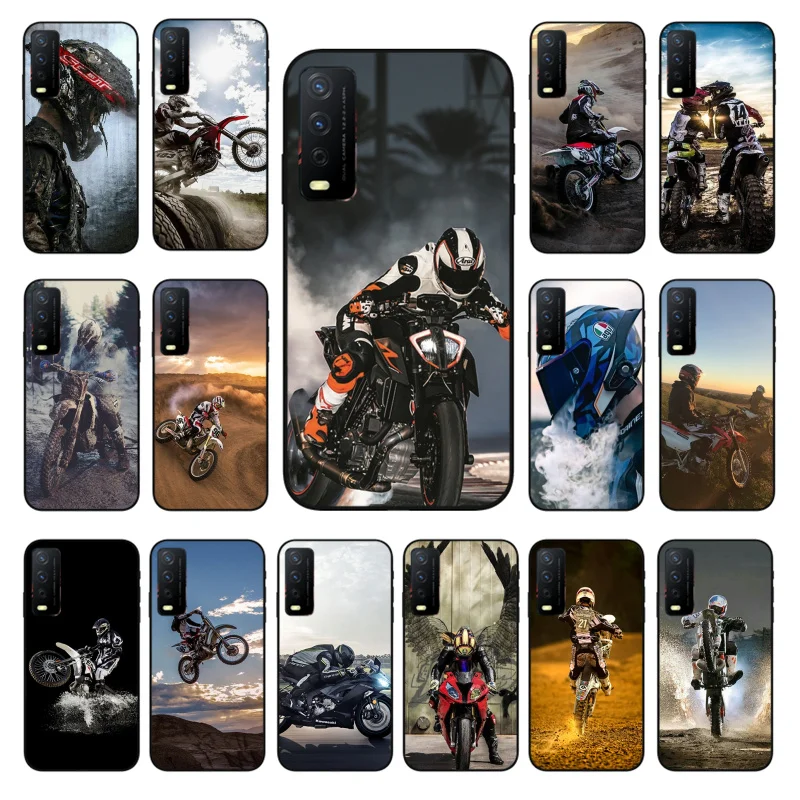 

Motorcycle Sports Phone Case For VIVO Y53S Y33S Y22S Y11S Y31 Y21 Y70 Y20 Y21S Y72 Y35 Y51 Y01 V23E V21 V23 V21E