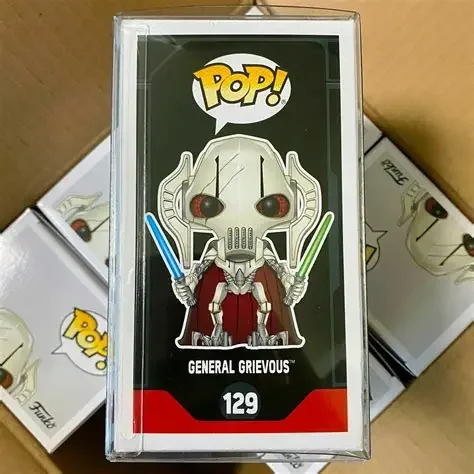 Фото FUNKO Звёздные войны: Генерал Гривус 129 #   Королева Амидала, Мандалорец 29 #   Фигурки Дарта Вейдера, Люка Скайуокера, Леи, коллекционные игрушки №1