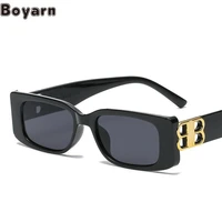 boyarn new square fashion sunglasses womens b shaped personality small frame jelly sunglasses online red eyewear sunglasses