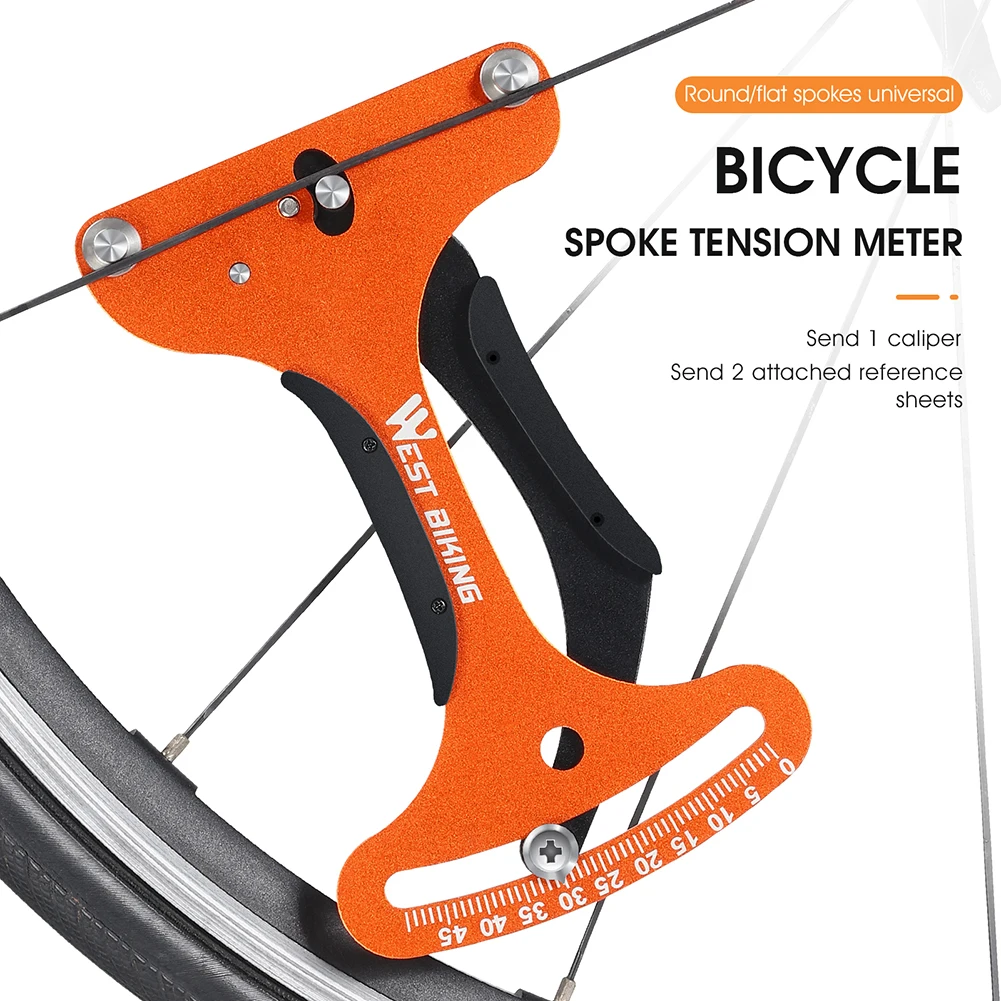 

Bike Indicator Attrezi Meter Tensiometer Bicycle Spoke Tension Wheel Builders Tool Bicycle Spoke Repair Tool cycling accessories