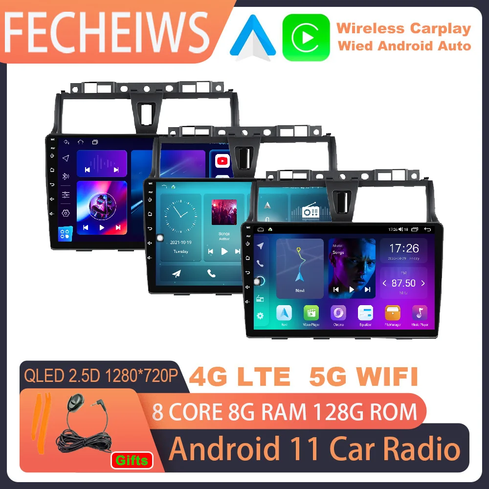 

Магнитола на Android 11 для Geely Emgrand EC7 2014-2016, 4G, стерео, RDS, DSP, BT, мультимедийный плеер, навигация, GPS, видео, QLED, AHD