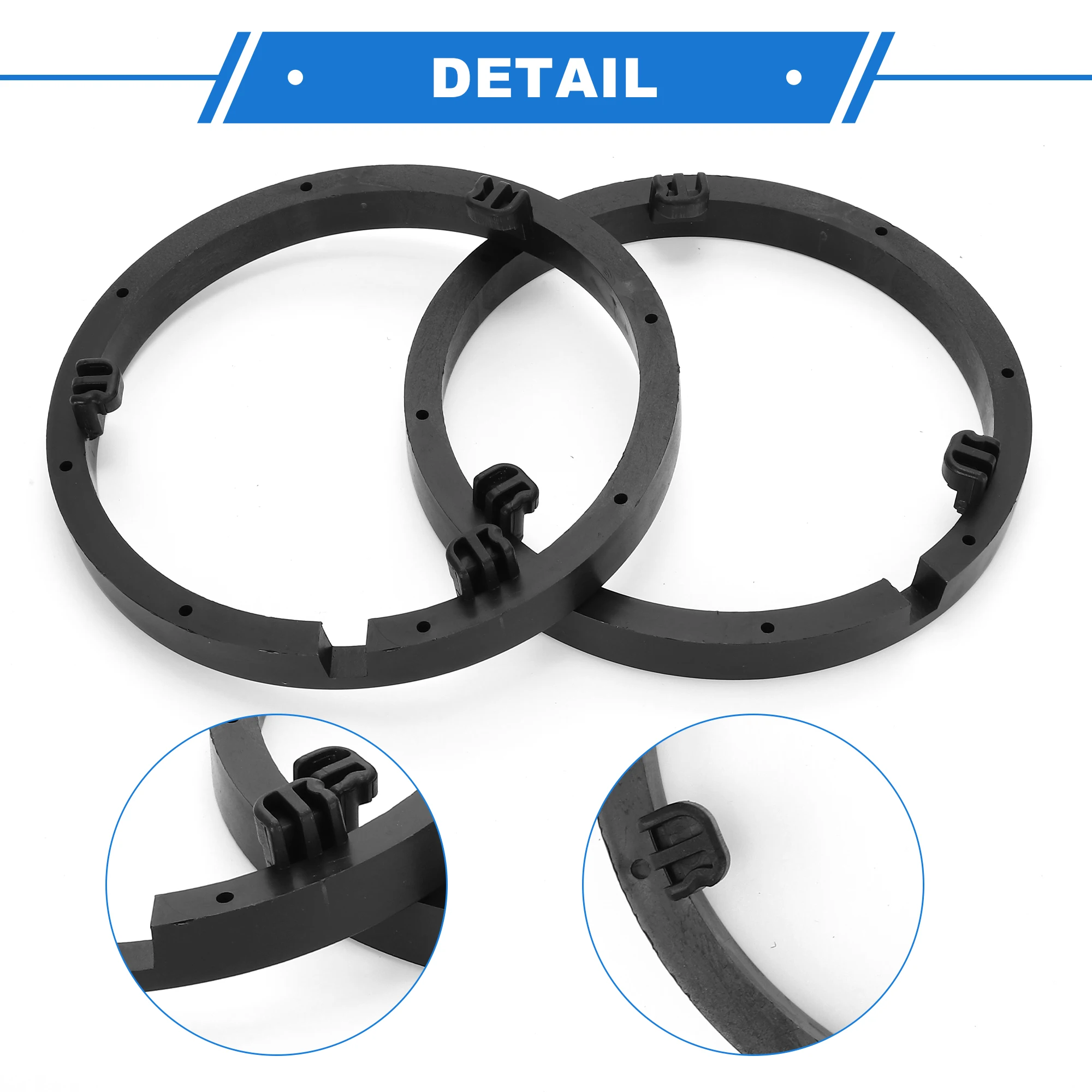 UXCELL 2 комплекта прокладочное кольцо для динамика проставка адаптер Mitsubishi Lancer