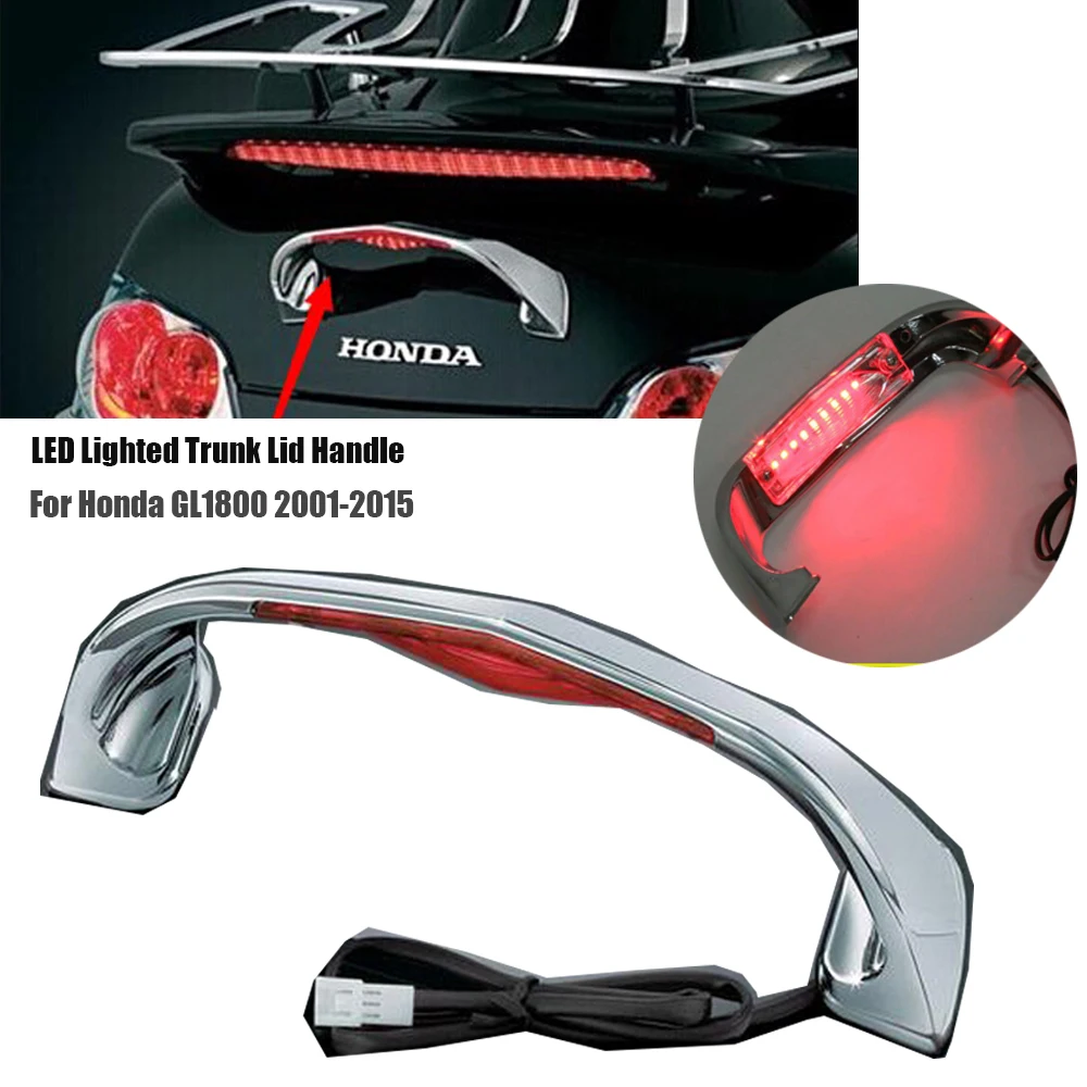 

Светодиодная подсветка, ручка крышки багажника для Honda GL1800 2001-2015 2011 2013 2014 2009