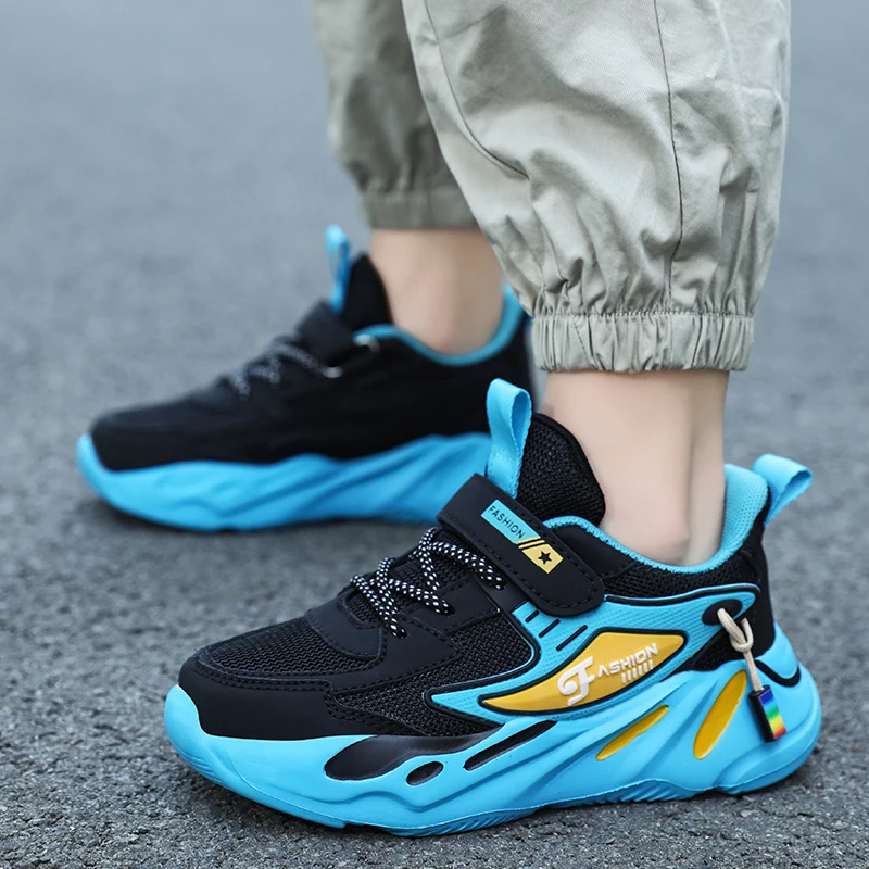 Children Sneakers Lightweight Casual Shoes for Boys Mesh Comfortable High Quality Running Shoes Kids Girls Flat Breathable Shoes