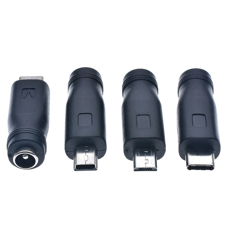 Тип C / Планшет Micro USB 2.0 к DC 5 5x2 1 мм Разъем питания Адаптер 5*2 Преобразователь В