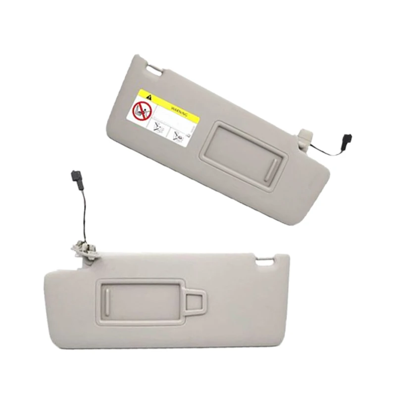

1 Pair Grey Front Sun Visor With Makeup Mirror 5GG857551 5GG857552 Fit for VW Golf Jetta MK7 Passat B8 CC T-Cross T-Roc
