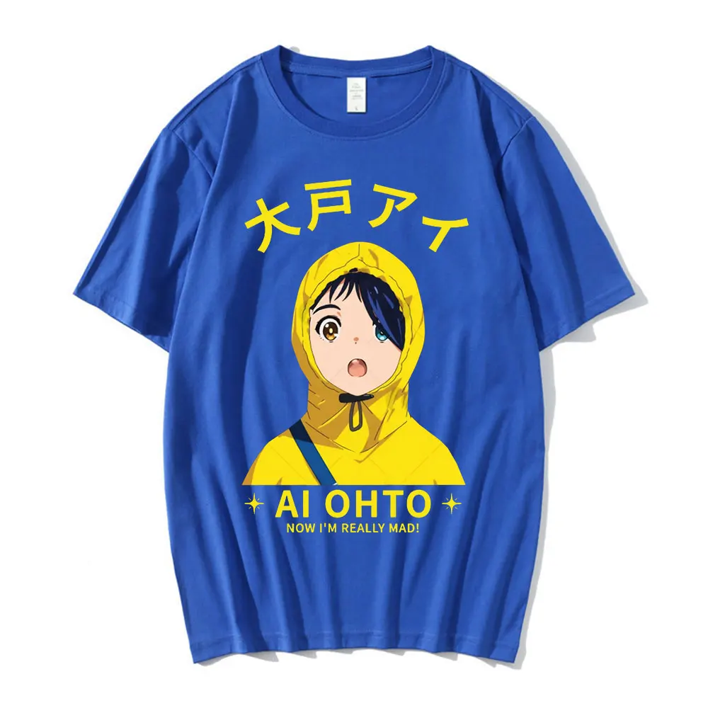 Футболка с аниме чудо-яйцо приоритет принтом Ai Ohto Мужская Женская Милая футболка