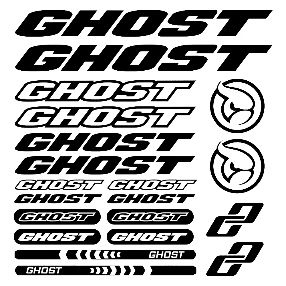 

Car Stickers Personality Creative Vinyl Sticker for GHOST Road Bike Mountain Cycling Rack Decal Decorative Aterproof,25cm