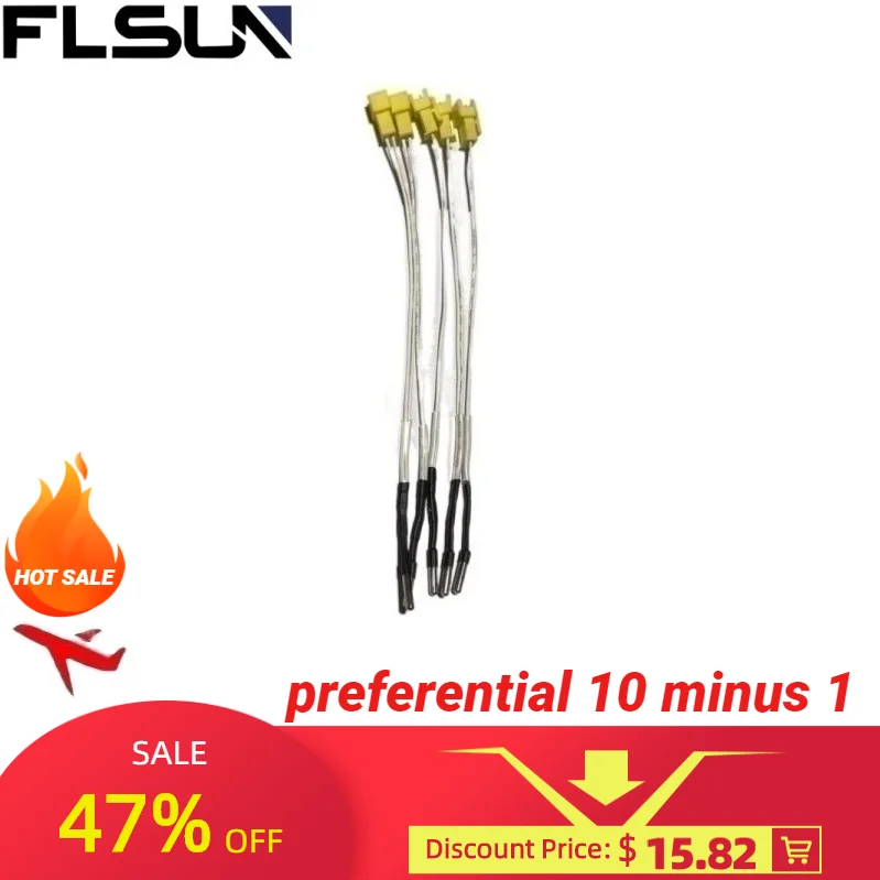 

FLSUN SR 3D Printer Heating Rod Thermistor Temperature Sensor Tropical Hotend 24V Parts for SR/Q5QQ-S-Pro