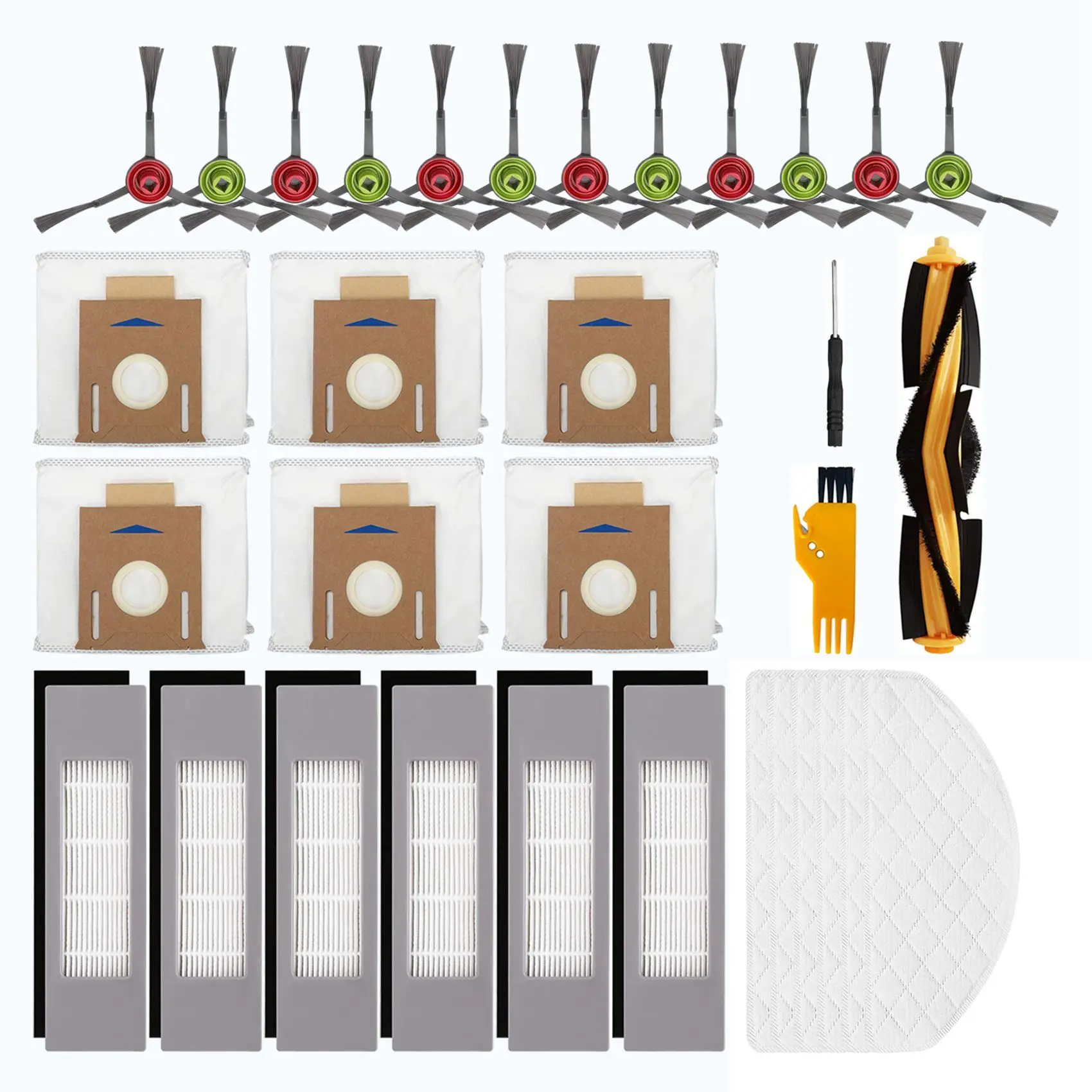 

Replacement Accessories for Ecovacs DEEBOT OZMO T8 Max/T8 AIVI/N8 Pro/N8 Pro+ Robot Vacuum Cleaner
