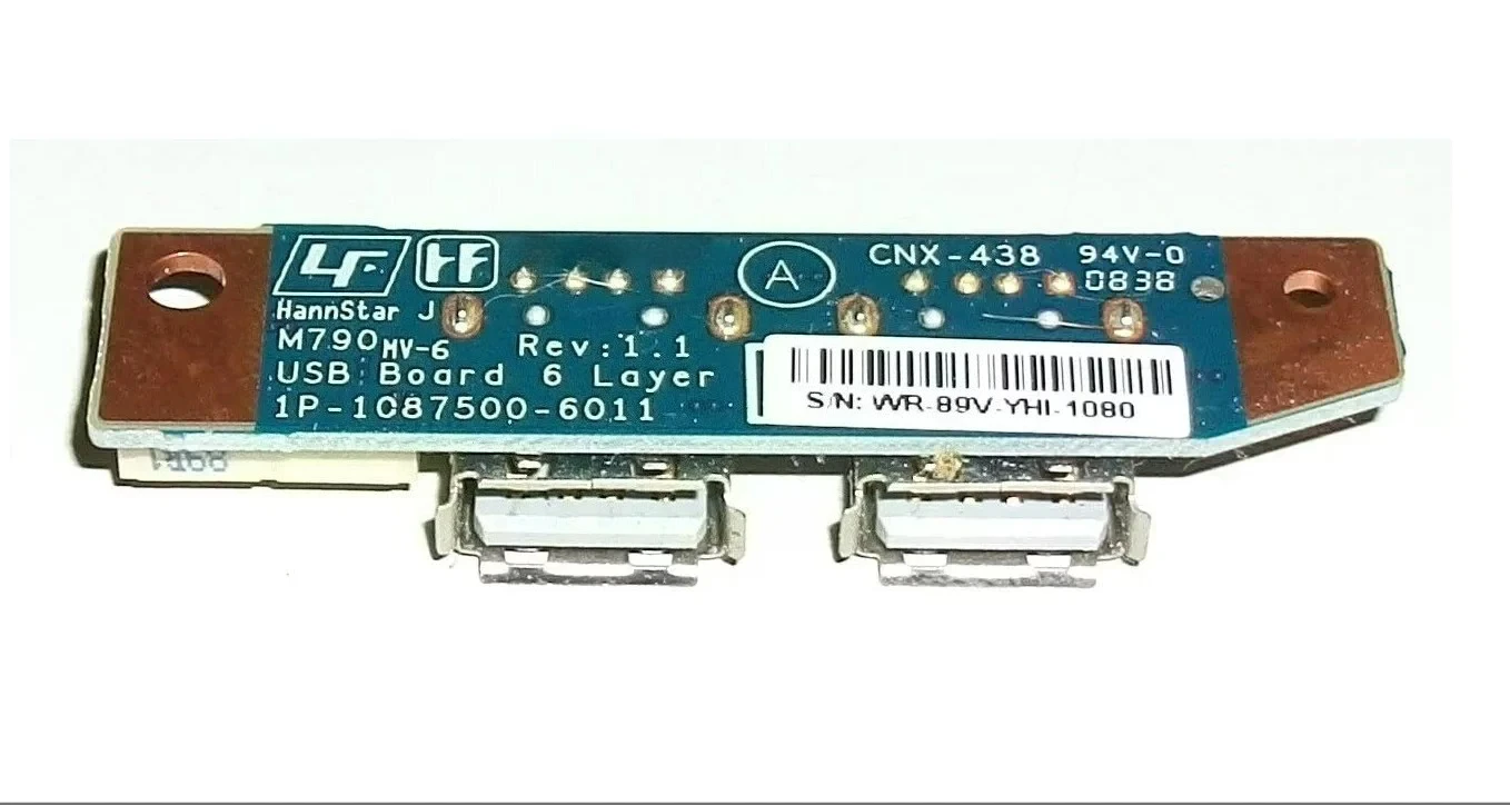 Фото Новая USB-плата для ноутбука CNX‑438 1P‑1087500‑6011 для серии Sony Vaio VGN‑NS №1