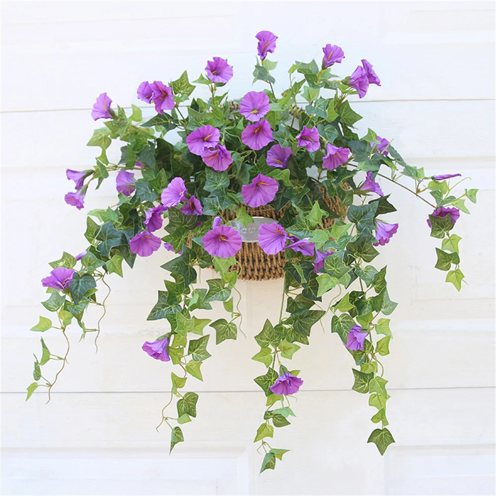 

1pcs 65.5cm Artificial Silk Morning Glory Fake Flower High Quality For Wedding Home Party DIY Table Decoration Bulk