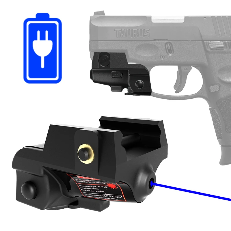 

LS-L3 Self Defense Taurus G2 G2C G3 G3C Pistol 9mm Gun Green Laser Sight with Picatinny Rail Micro USB Rechargeable Mira Laser