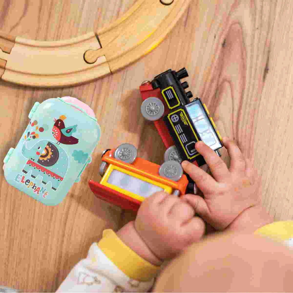 

Suitcase Travel Mini Luggage Toy Box Case Miniature Set Trolley Play Toys Educational Accessories Cas Carrier Playset Cute Role