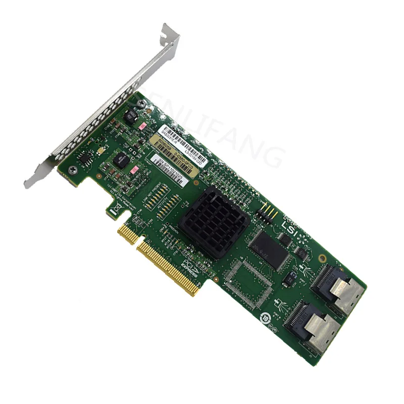 

For LSI SAS LSISAS1068E B3 8 Port Raid Card 3081E-R HBA JBOD SFF8087 MiniSAS 3Gb PCI-E X8 Controller Card