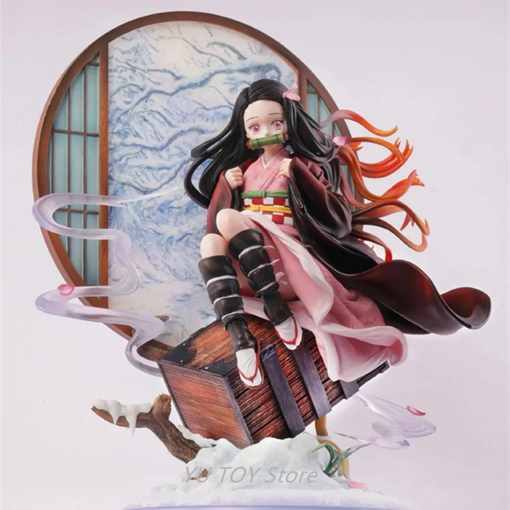 

Anime Demon Slayer: Kimetsu no Yaiba Kamado Nezuko Figure 28cm GK UP Art MINI PVC Action Figure Toy Collectible Model Doll Gift