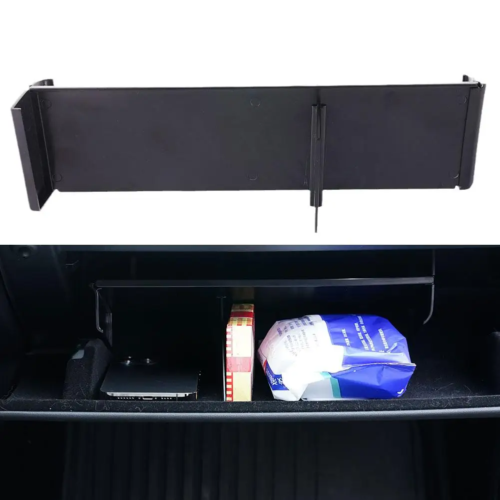 

Ящик для перчаток Tesla Model 3 Y, перегородка для хранения, многослойный контейнер, центральный Glovebox, органайзер для полки консоли Z6P6