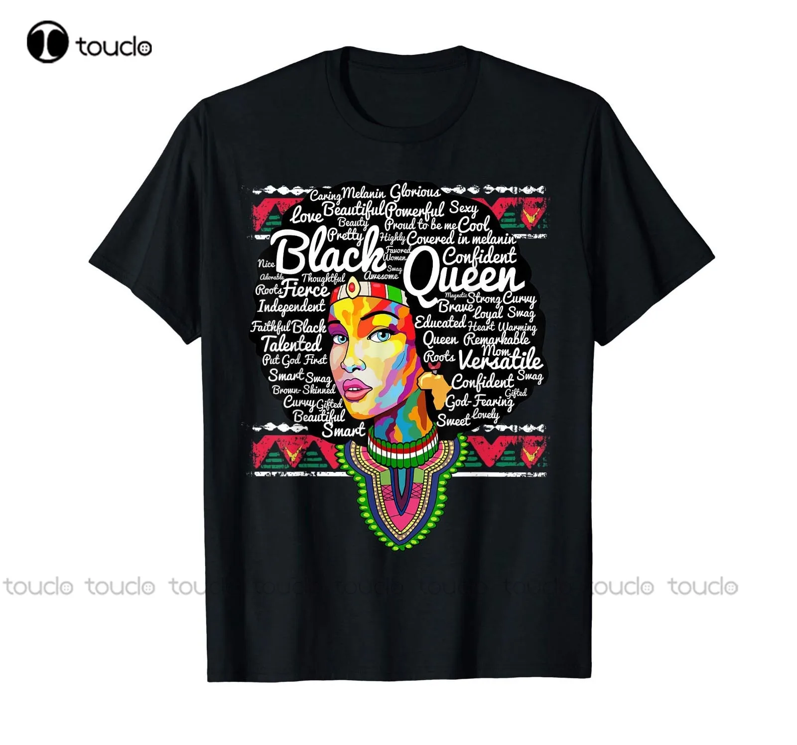 

Dashiki Black History Shirt - Educated Melanin T Shirt Giftt Shirt Homme New Casual Short-Sleeved Men Men Cool Tees Tops