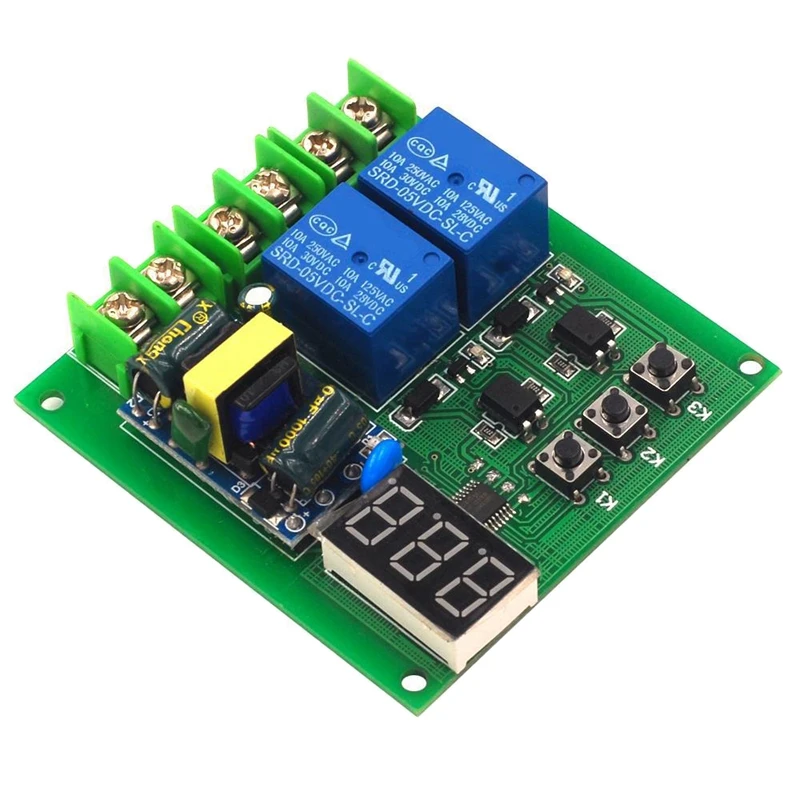 

220V Dual Relay Control Board Delay Switch Module Time Delay Relay